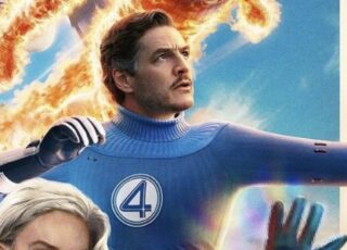 THE FANTASTIC FOUR: FIRST STEPS Posters See The Fantasticar Take Flight And Showcase Mister Fantastic's Powers